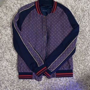 Zara patterned zip up